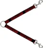 Dog Leash Splitter - LIKE A BOSS Black/Red