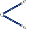 Dog Leash Splitter - Lucky CLOSE-UP Blue