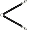 Dog Leash Splitter - Marble Black/Charcoal Gray