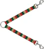 Dog Leash Splitter - Mexico Flag Continuous Vintage