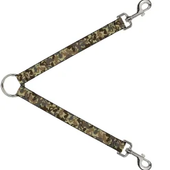 Dog Leash Splitter - Mud Flap Girls Camo Browns