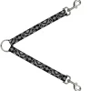 Dog Leash Splitter - Navajo2 Black/Gray