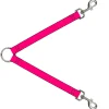 Dog Leash Splitter - Neon Pink Print