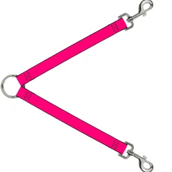 Dog Leash Splitter - Neon Pink Print