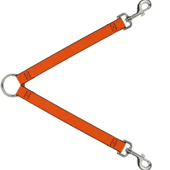 Dog Leash Splitter - Neon Orange