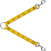 Dog Leash Splitter - New Mexico Flag Yellow Red