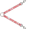 Dog Leash Splitter - OMG…GIVE ME A BREAK!!! White/Red