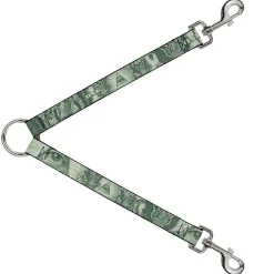 Dog Leash Splitter - One Dollar Bill Eye of Providence/Bald Eagle CLOSE-UP