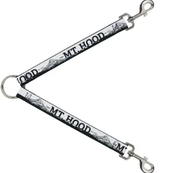 Dog Leash Splitter - Oregon MT. HOOD Scenery White/Grays