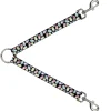 Dog Leash Splitter - Owl Sketch Black/White/Multi Color