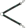 Dog Leash Splitter - Owls in Trees Turquoise