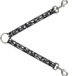 Dog Leash Splitter - Panda w/Sunglasses & Palm Trees