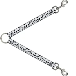 Dog Leash Splitter - Panda Bear Stacked