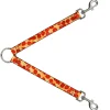 Dog Leash Splitter - Pepperoni Pizza Vivid