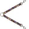 Dog Leash Splitter - Pets & Snacks Rainbow Collage