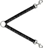 Dog Leash Splitter - Pine Tree Silhouettes Black/Grays