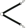 Dog Leash Splitter - Pinstripes Black/Multi Color