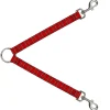 Dog Leash Splitter - Plaid Red