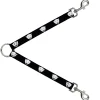 Dog Leash Splitter - Polar Bear Repeat Black