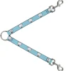 Dog Leash Splitter - Polar Bear Repeat Baby Blue