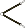 Dog Leash Splitter - Police Line Black/Yellow