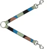 Dog Leash Splitter - Polka Dots CLOSE-UP Black/Blue/Sage/Brown