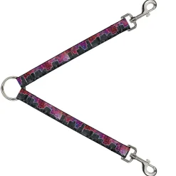 Dog Leash Splitter - Portland Vivid Skyline Cosmic Roses