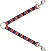 Dog Leash Splitter - Puerto Rico Flag Weathered
