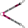 Dog Leash Splitter - Punk Princess w/Zippers & Skulls