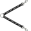 Dog Leash Splitter - RIDE ME Skateboard Black/White