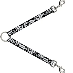Dog Leash Splitter - Skater Bubbles