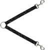 Dog Leash Splitter - Skull Pile Black/Gray