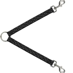 Dog Leash Splitter - Skull Yard Black/Gray