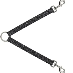 Dog Leash Splitter - Speckle Black/White