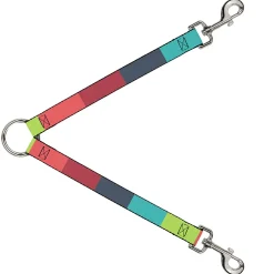Dog Leash Splitter - Summer Essentials Color Block 8