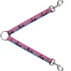 Dog Leash Splitter - SUP w/Dog Pink/Blues/Black