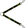 Dog Leash Splitter - Support Our Troops Camo Olive/Yellow Ribbon