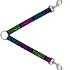 Dog Leash Splitter - SWAGG Black/Zebra Multi Neon