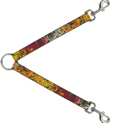 Dog Leash Splitter - Swirl Mix Gray/Multi Color