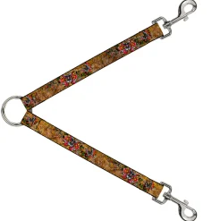 Dog Leash Splitter - Tattoo Johnny-Butterflies