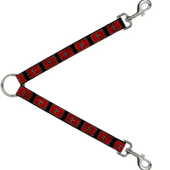 Dog Leash Splitter - Tennessee Flag/Black Distressed