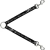 Dog Leash Splitter - Truth and Justice Black/White