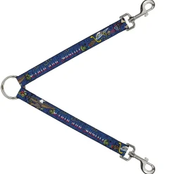 Dog Leash Splitter - Truth and Justice Blue