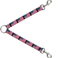 Dog Leash Splitter - United States Flags