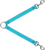 Dog Leash Splitter - Wallpaper2 Baby Blue/Blue
