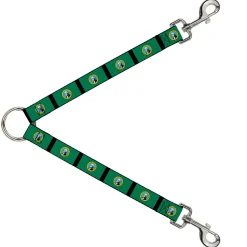 Dog Leash Splitter - Washington Flags/Black