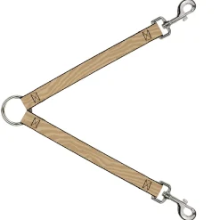 Dog Leash Splitter - Wood Grain White Oak