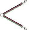 Dog Leash Splitter - Zarape1 Horizontal Red/White/Green