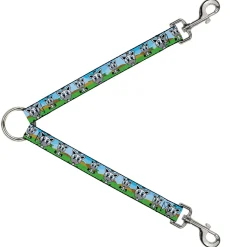 Dog Leash Splitter - Zebra Cartoon