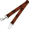Dog Safety Seatbelt for Cars - Jack-o'-Lantern Pumpkin Stripe Orange/Black